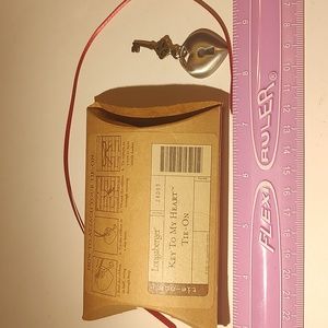 Longaberger Key To My Heart Tie-on
